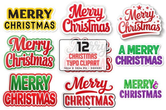 Download Merry Christmas Sticker Designs - Christmas sticker designs Collection