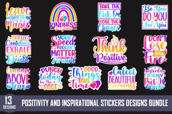 Download Positivity and Inspirational Stickers - Inspirational sticker Collection