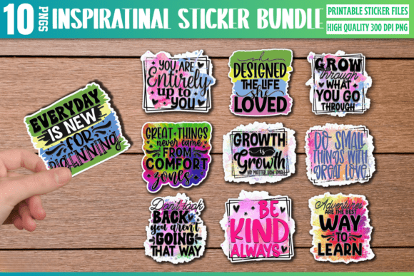 Download Inspirational Sticker Bundle - Inspirational sticker Collection